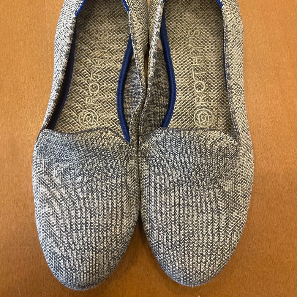 Rothy's Women's Loafer, 6.5, light gray